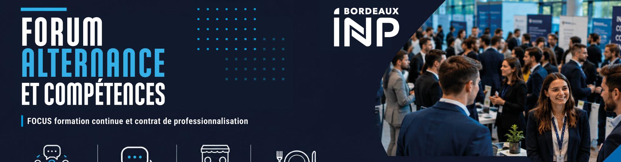 Forum Alternance et compétences de Bordeaux INP jeudi 4 mars 2027