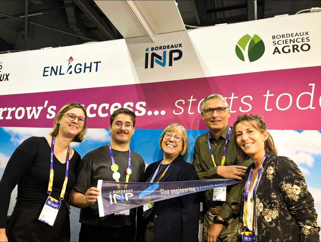 L'équipe des relations internationales au salon EAIE